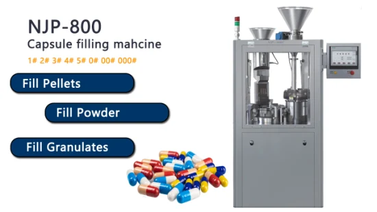 Hartgelatine-Kapselfüllmaschine, Pille, Hartgelatinekapsel-Füllmaschine, automatische Kapselfüll- und Verschließmaschine